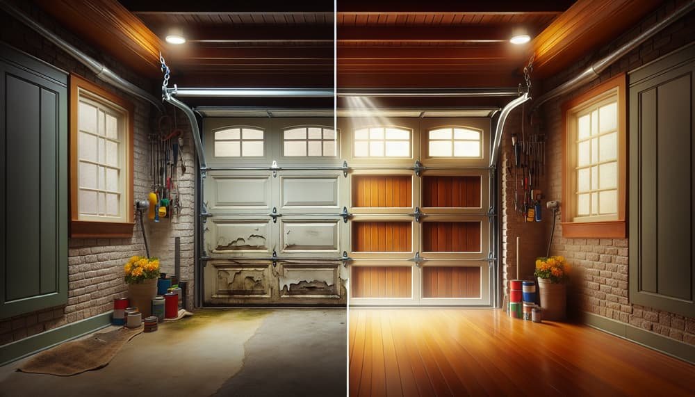 Garage door work in West Newbury