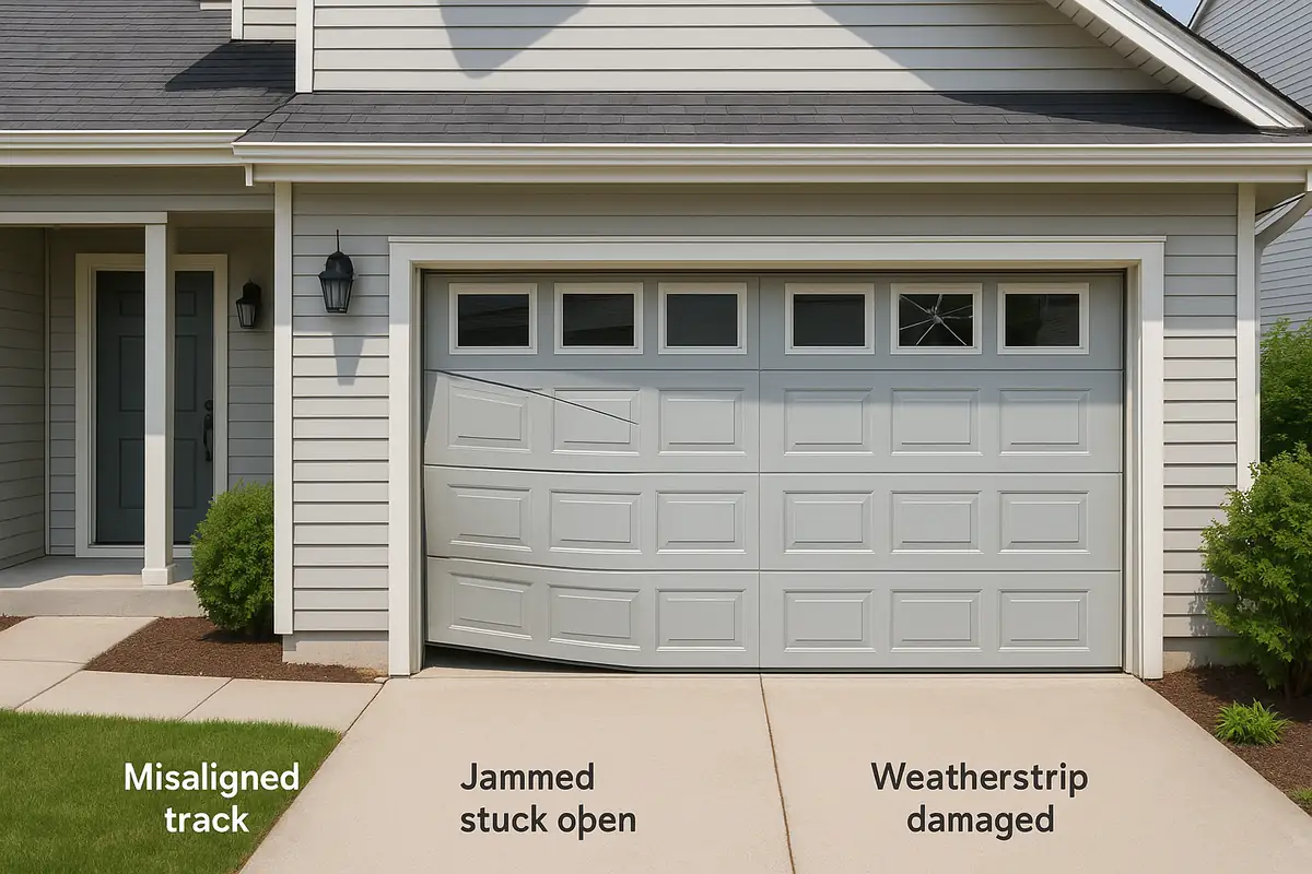 Common Garage Door Problems and How to Fix Them | Sandia Garage Door Repair