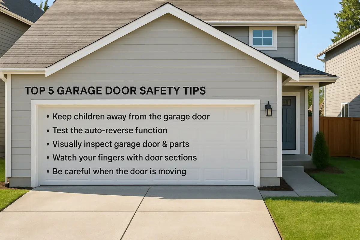 Top 5 Garage Door Safety Tips Every Homeowner Should Know | Sandia Garage Door Repair