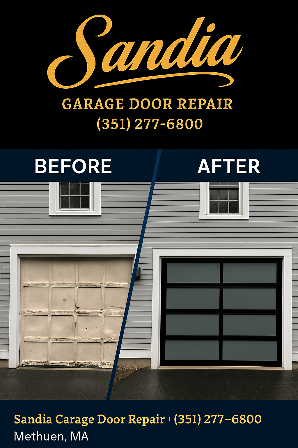 Garage Door Repair in Methuen