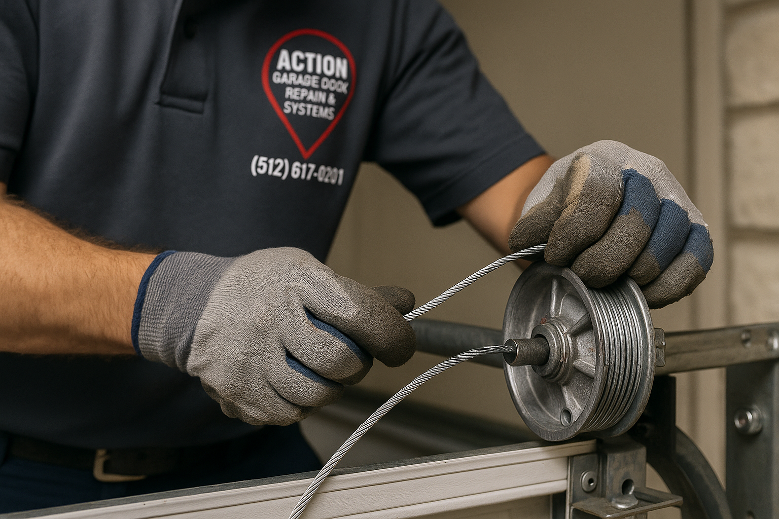 Garage Door Cable Repair in Lawrence