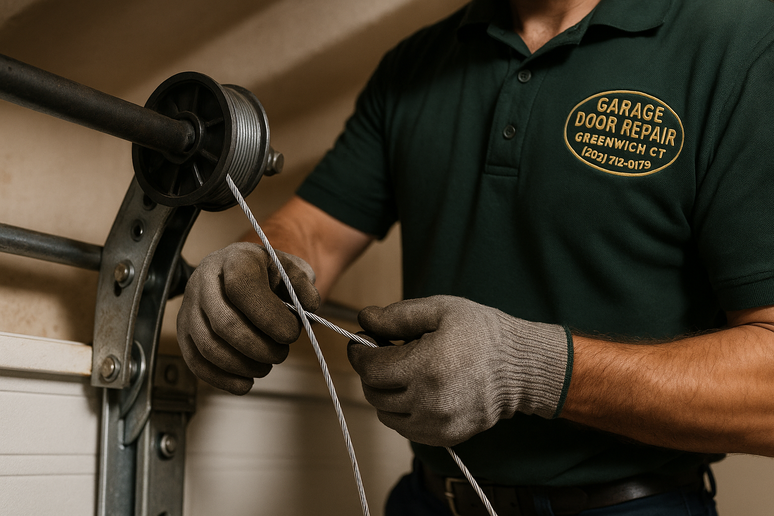 Garage Door Cable Repair in Kingston