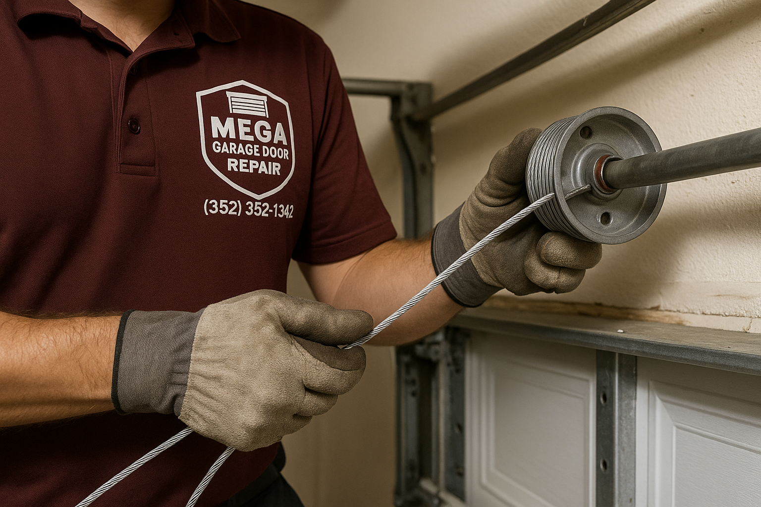 Garage Door Cable Repair in Winchester