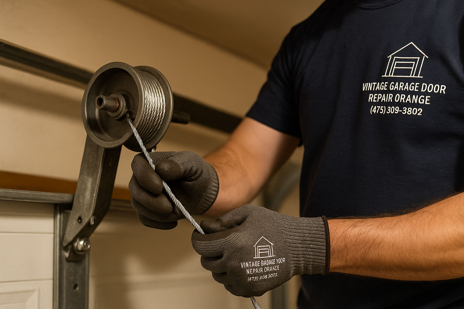 Garage Door Cable Repair in Salisbury