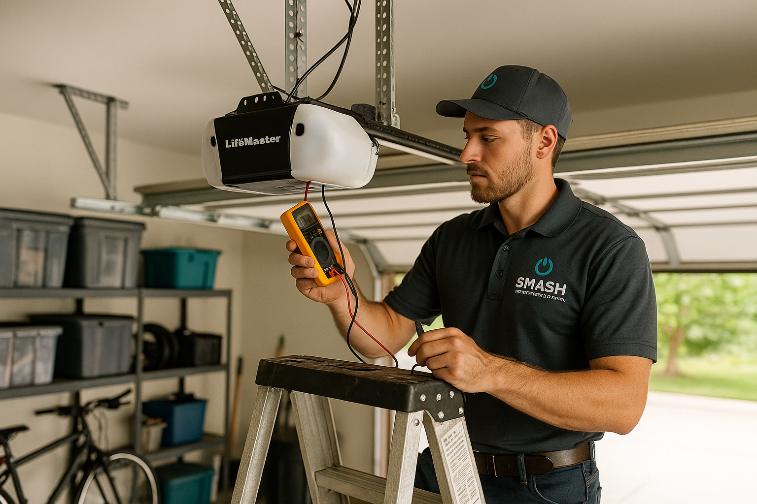 Garage Door Opener Repair in Bedford