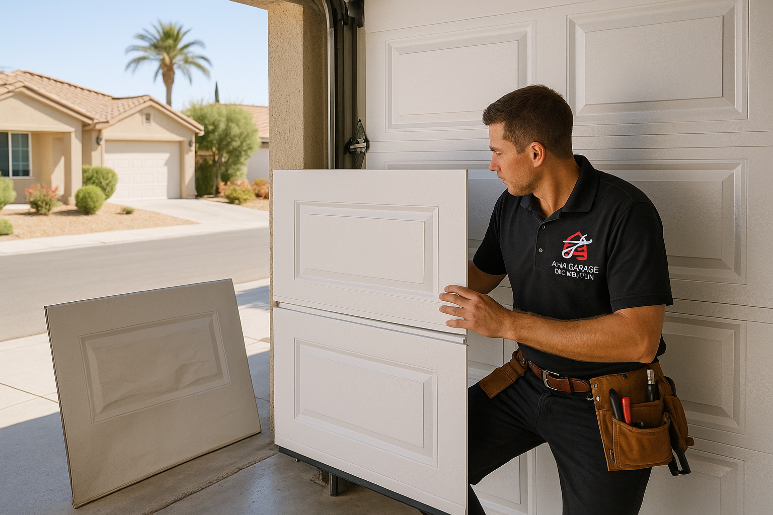 Garage Door Panel Replacement in Stoneham