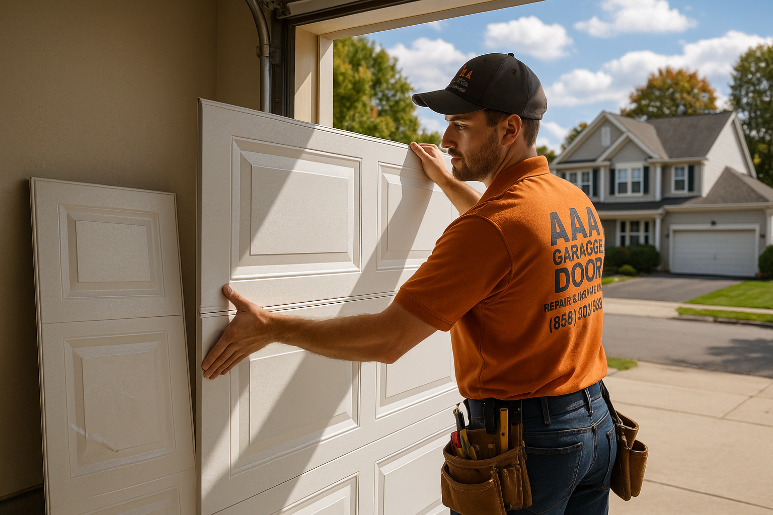 Garage Door Panel Replacement in Carlisle