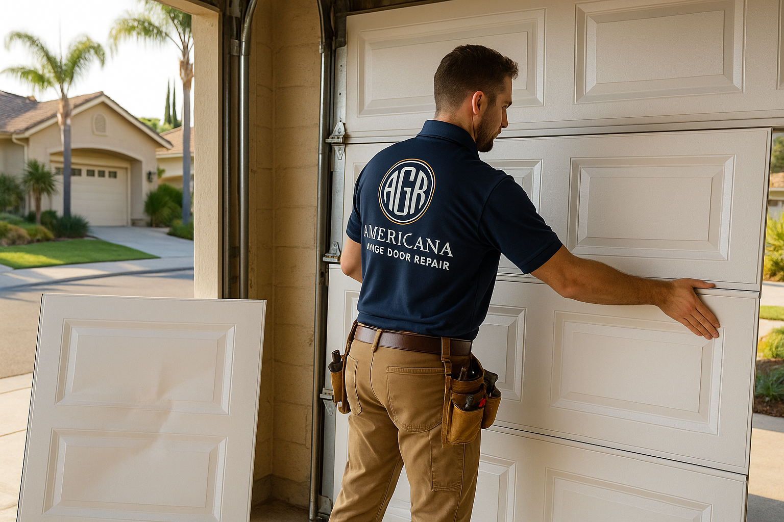 Garage Door Panel Replacement in Derry