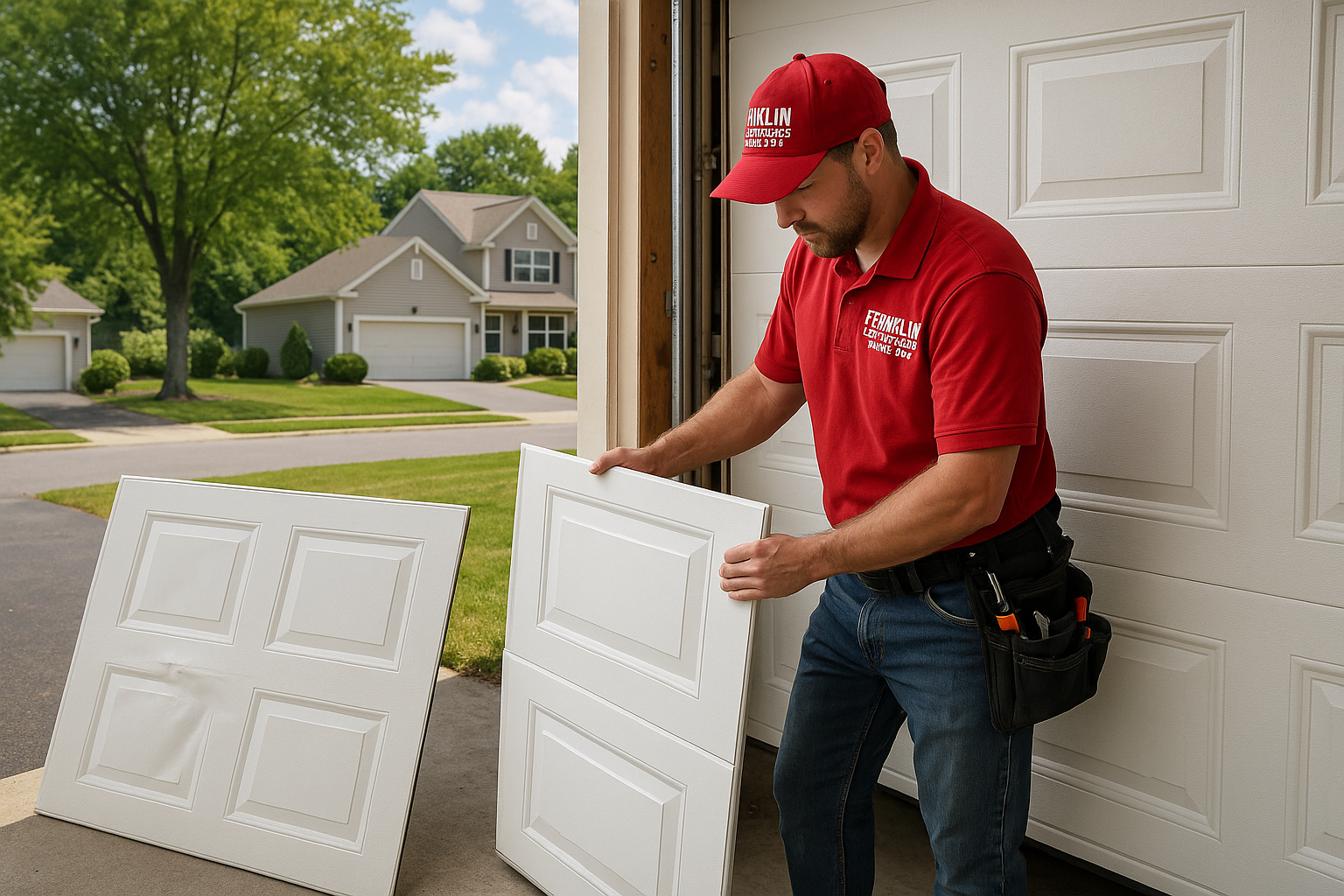 Garage Door Panel Replacement in Byfield