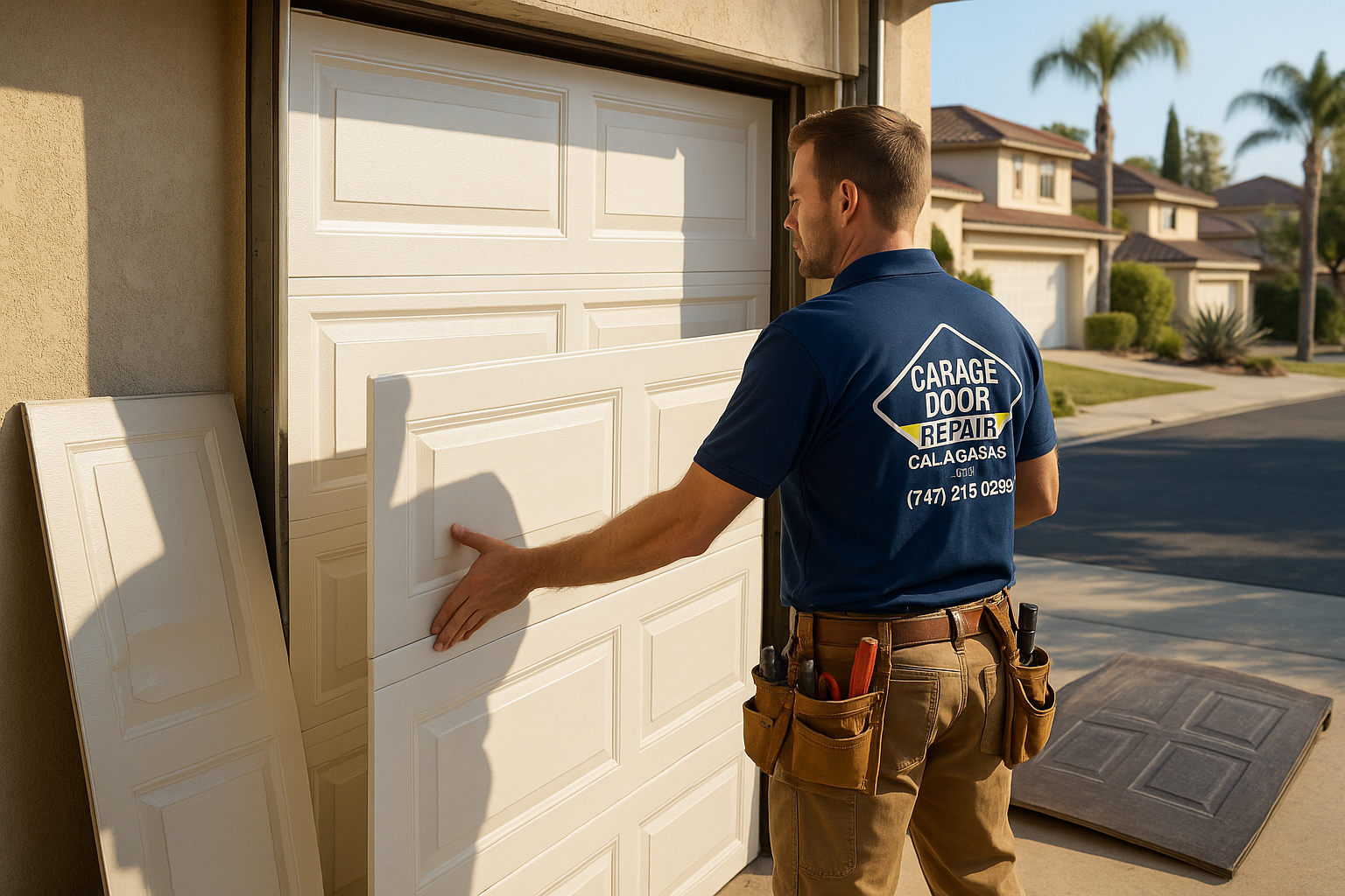 Garage Door Panel Replacement in Newbury