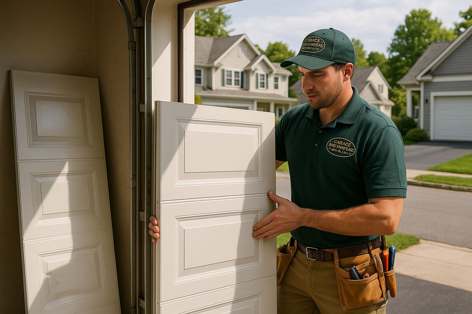 Garage Door Panel Replacement in Ballardvale