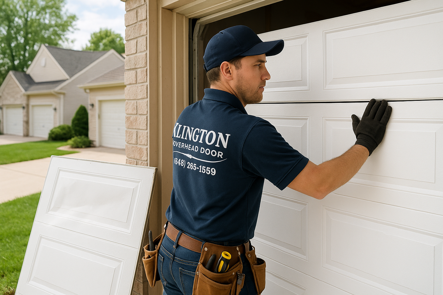 Garage Door Panel Replacement in Hampstead