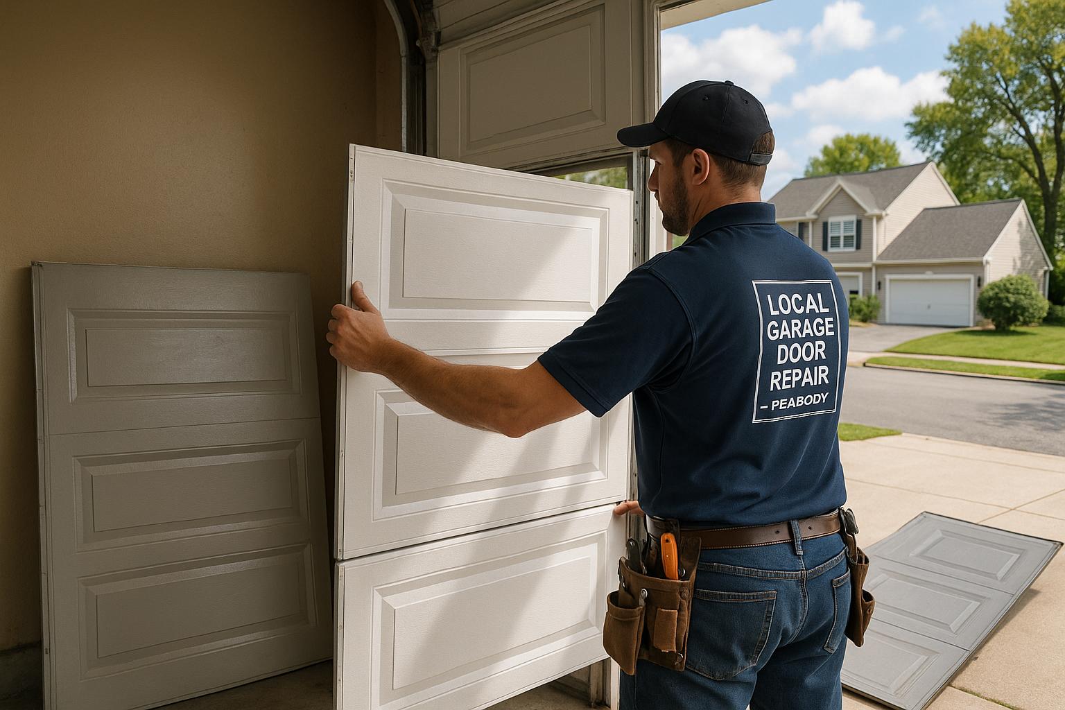 Garage Door Panel Replacement in Topsfield