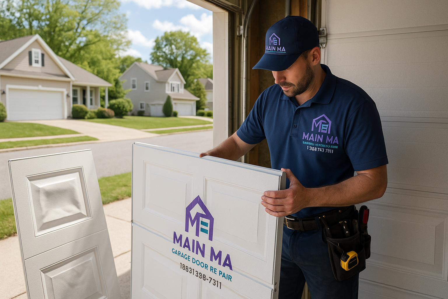 Garage Door Panel Replacement in Wilmington