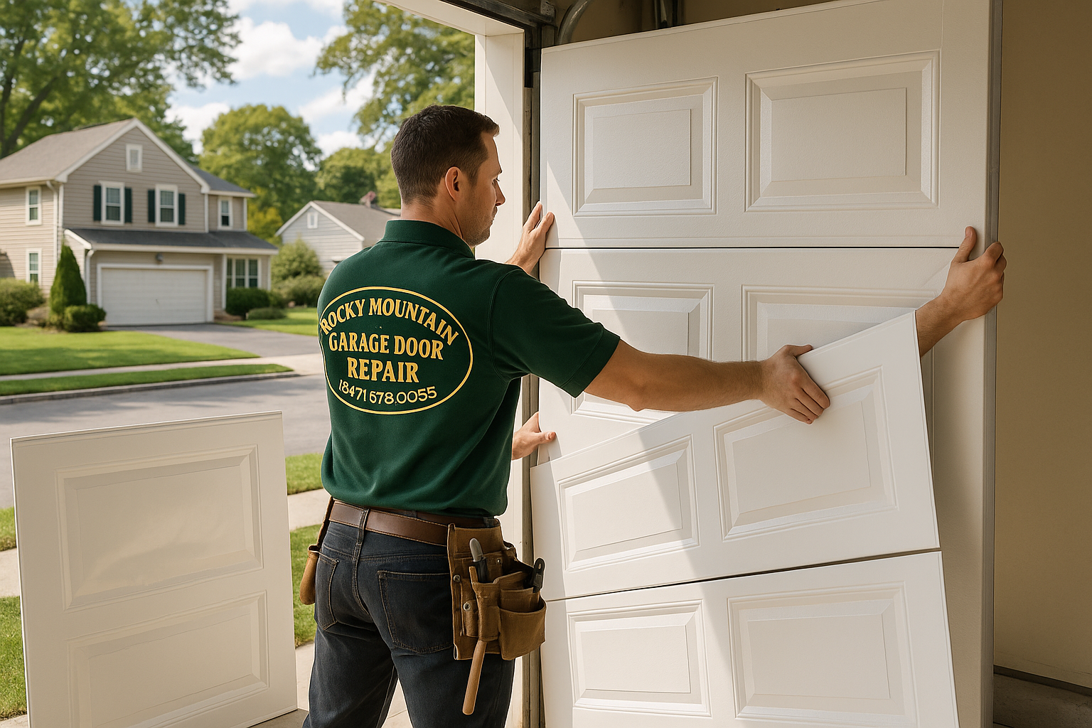 Garage Door Panel Replacement in Winchester
