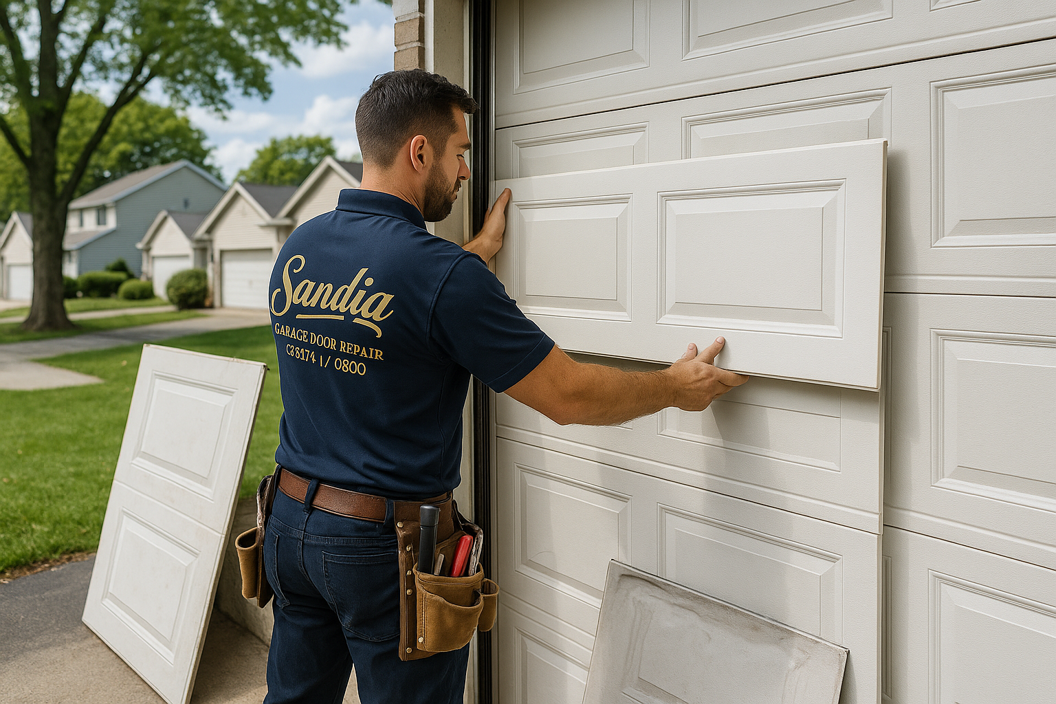 Garage Door Panel Replacement
