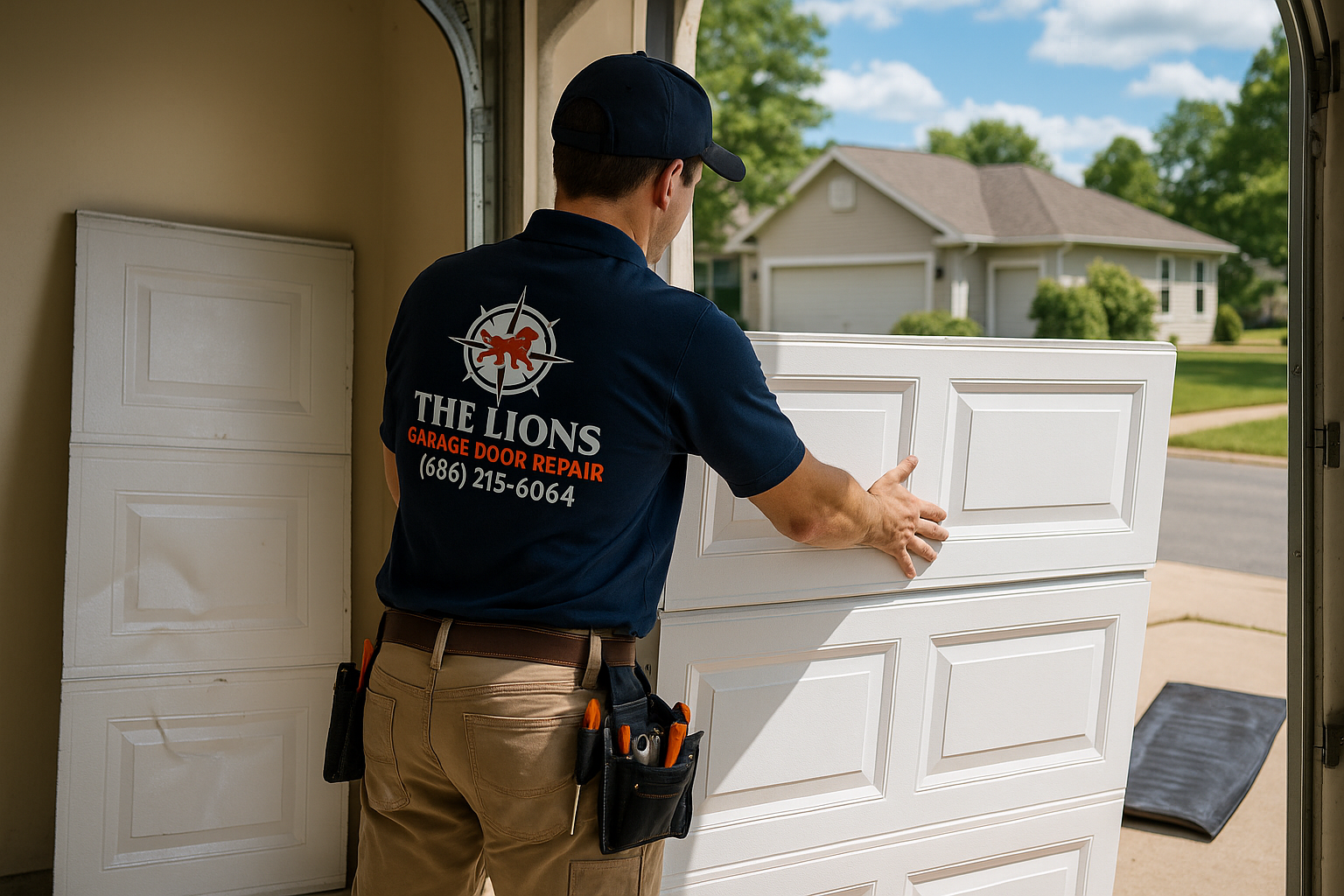Garage Door Panel Replacement in North Reading