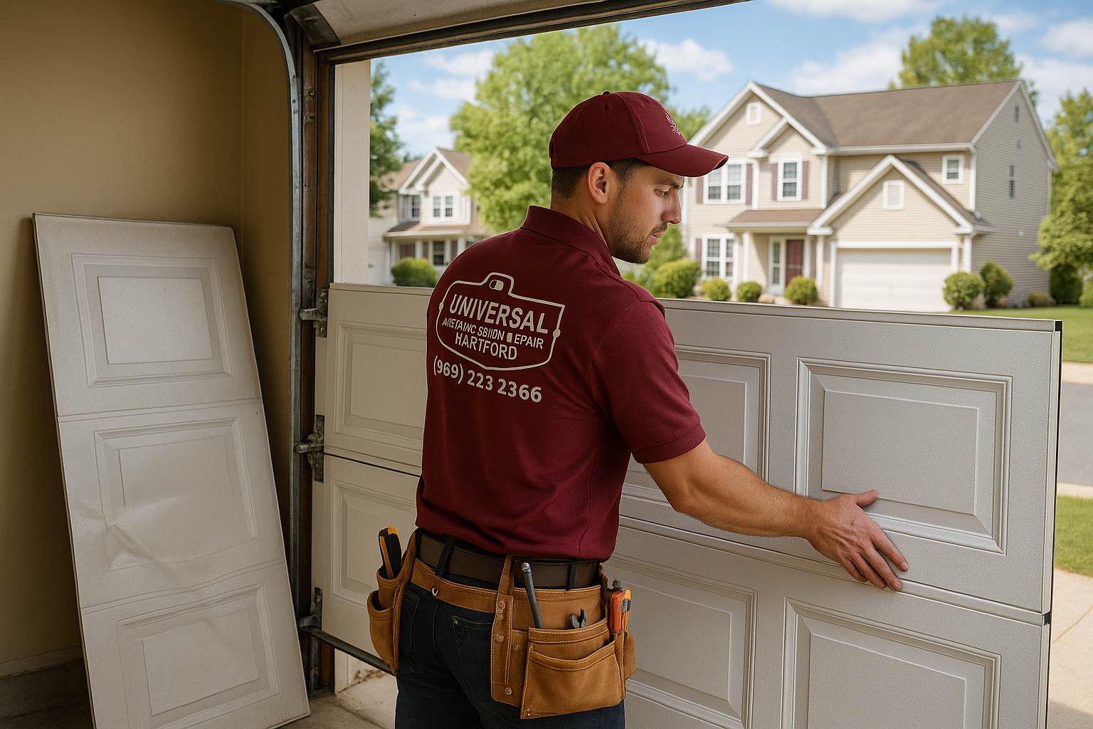 Garage Door Panel Replacement in Pelham