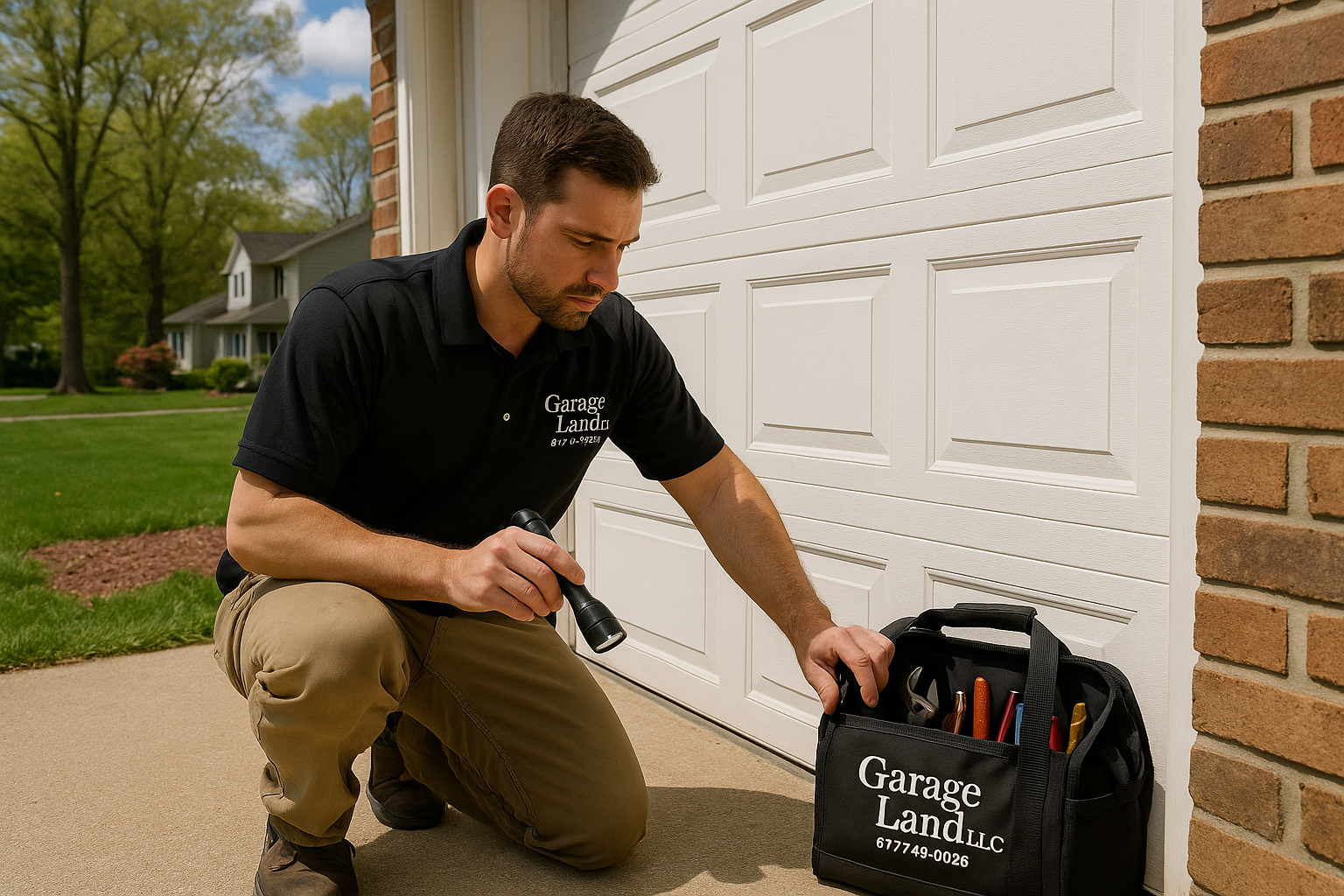 Garage door work in Andover