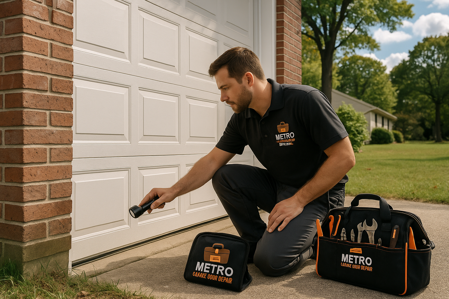 Garage door work in Danville