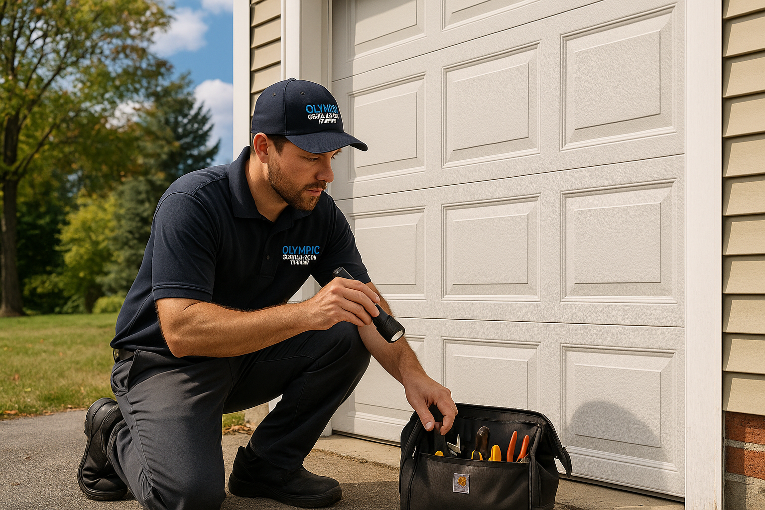 Garage door work in Burlington