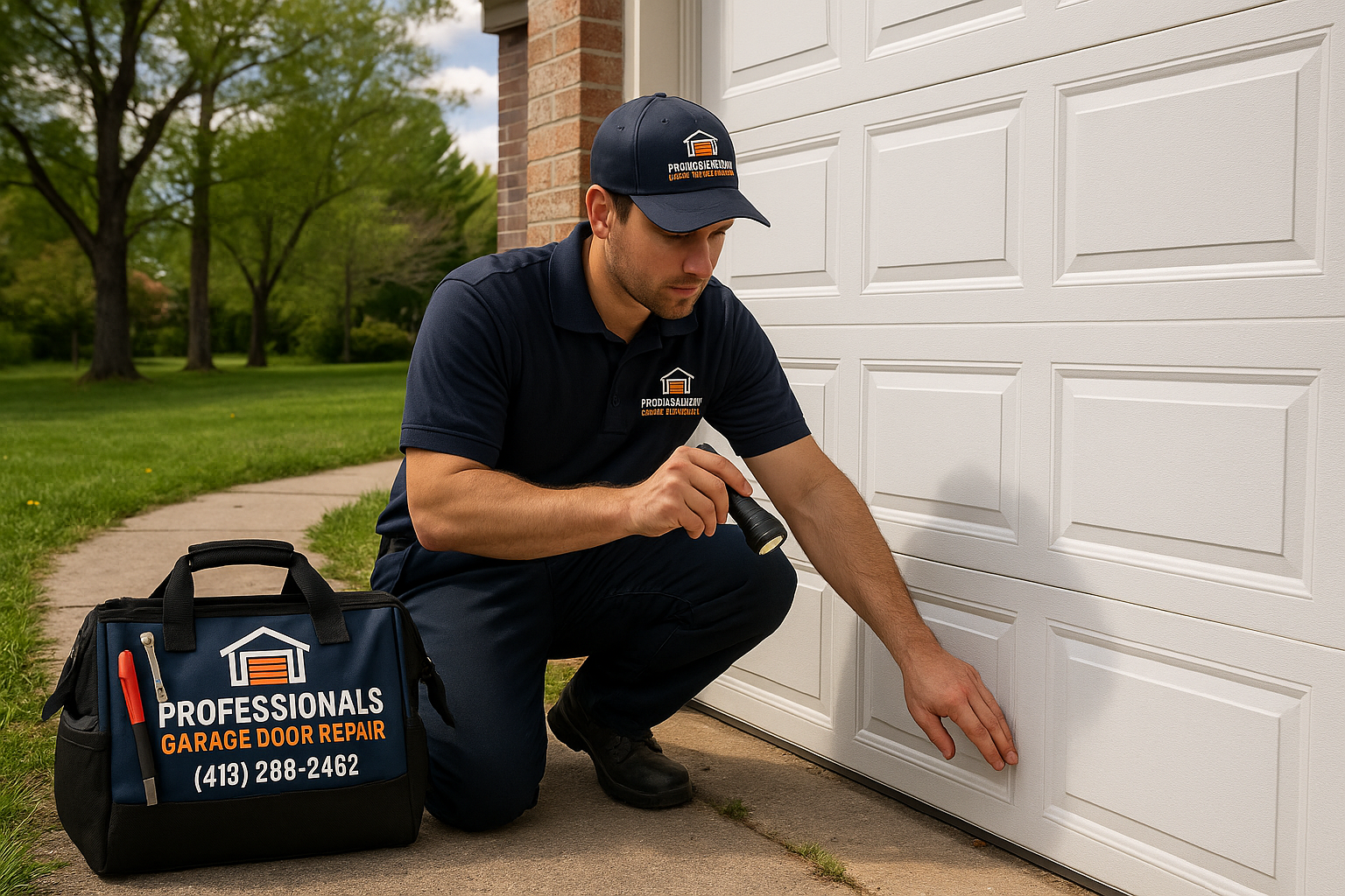 Garage door work in Litchfield
