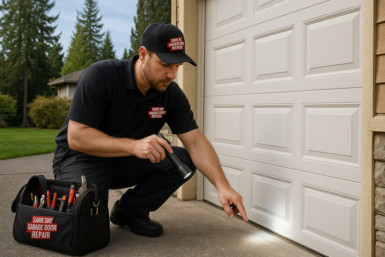 Garage door work in Fremont