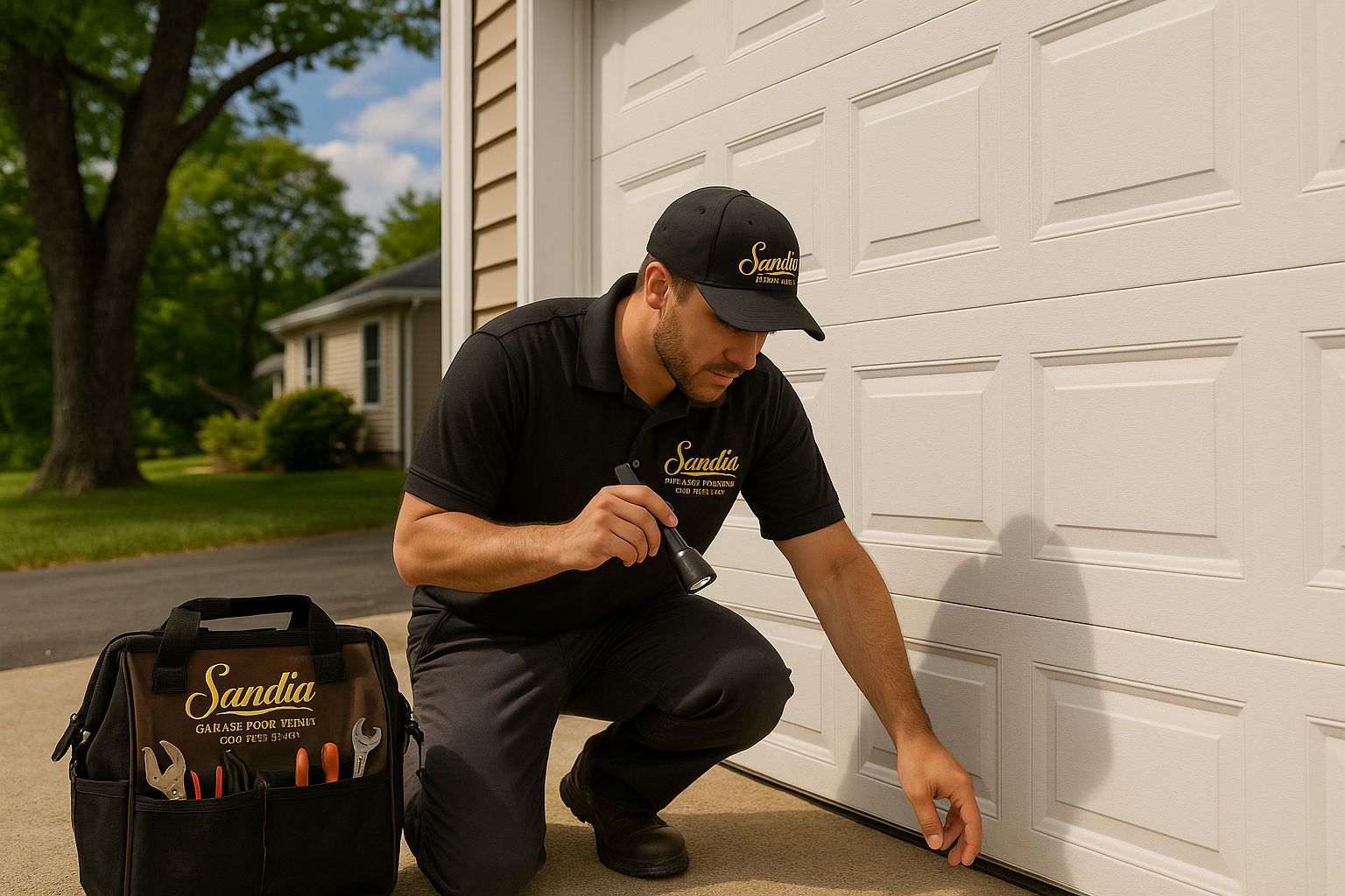 Garage door work in Byfield