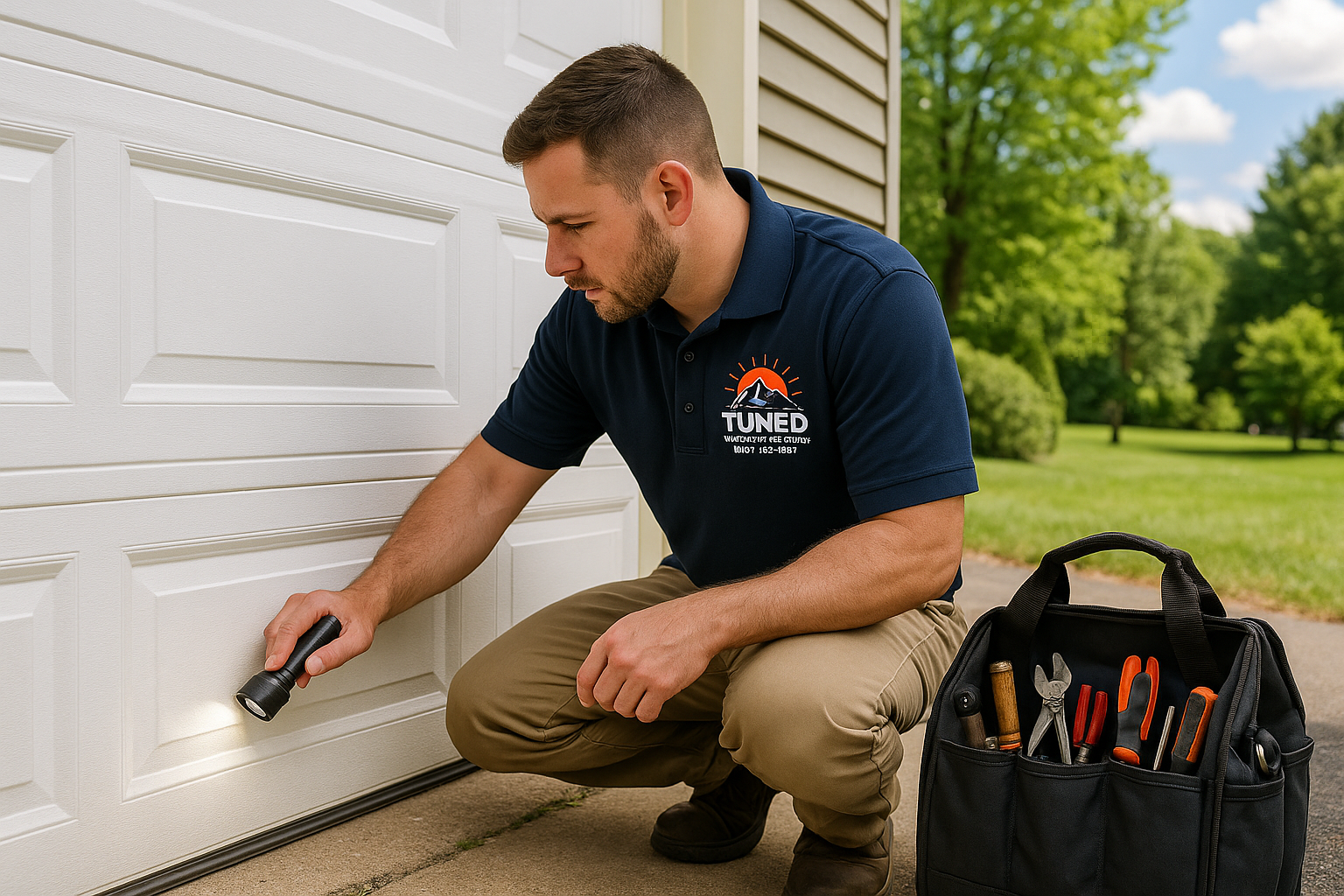 Garage door work in Rowley