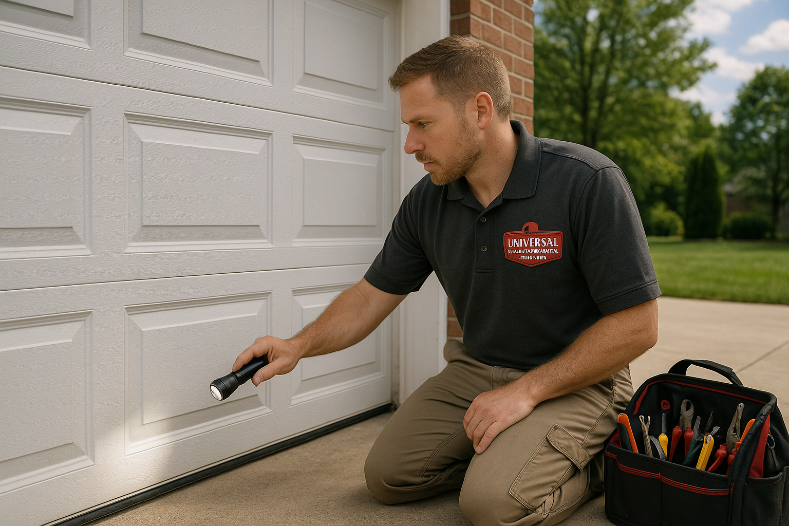 Garage door work in Stoneham