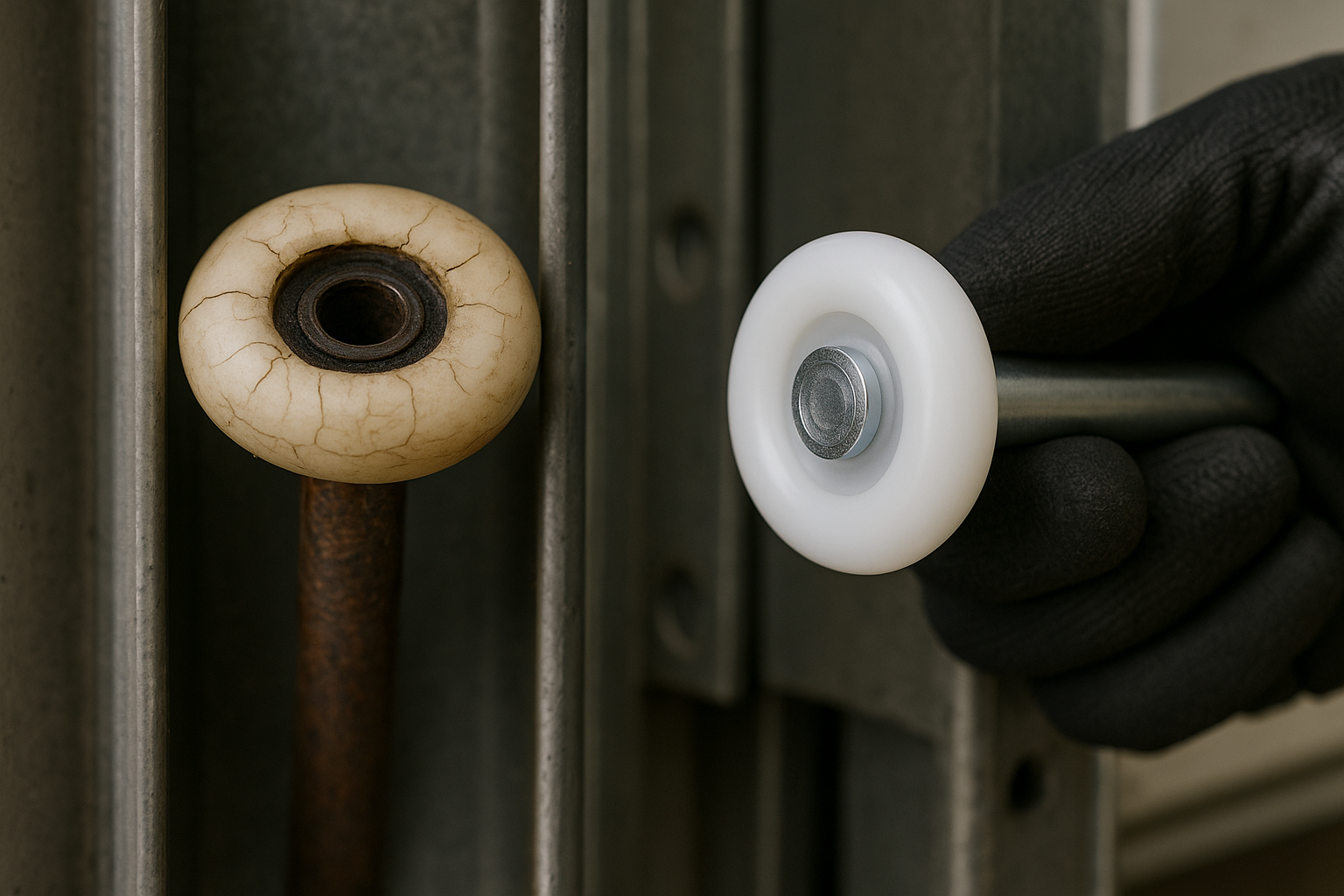 Garage Door Roller Replacement in Hampstead