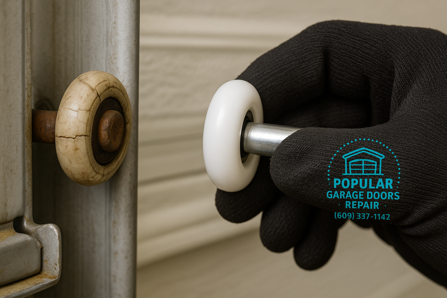Garage Door Roller Replacement in Georgetown