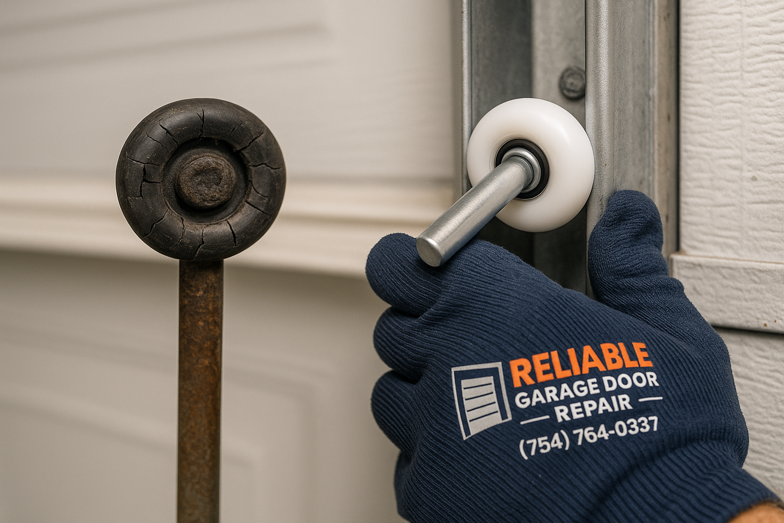 Garage Door Roller Replacement in Kingston