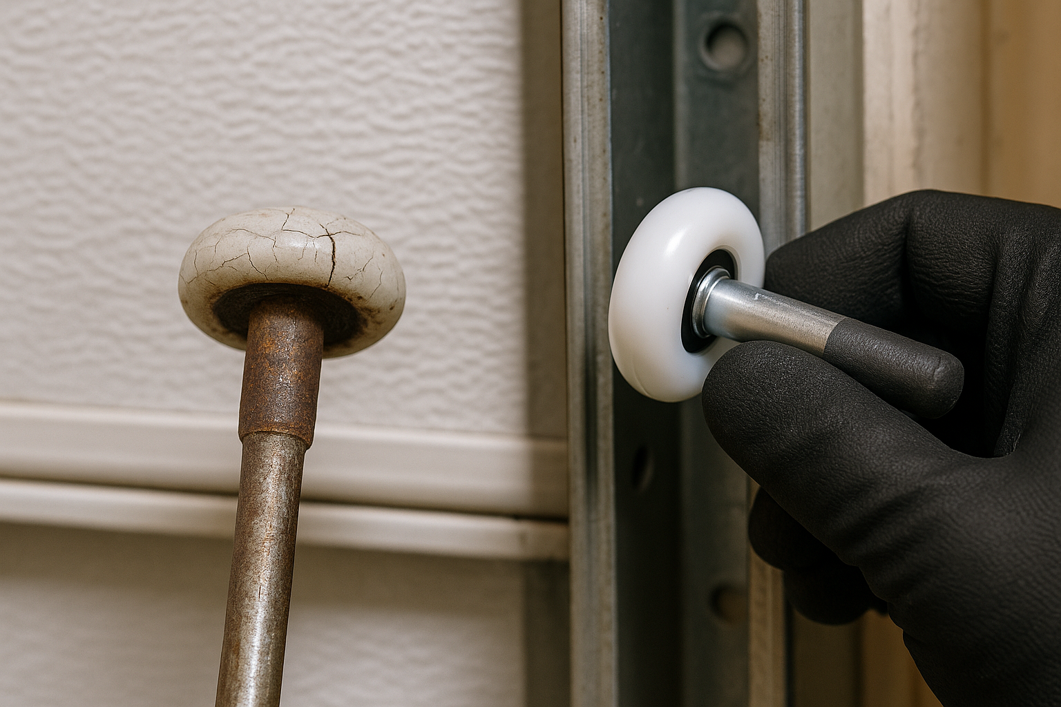 Garage Door Roller Replacement in Lynnfield