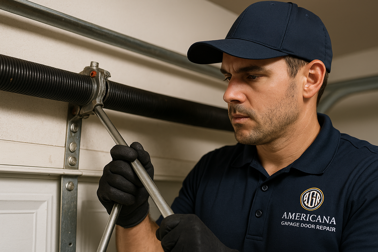 Garage Door Spring Repair in Atkinson