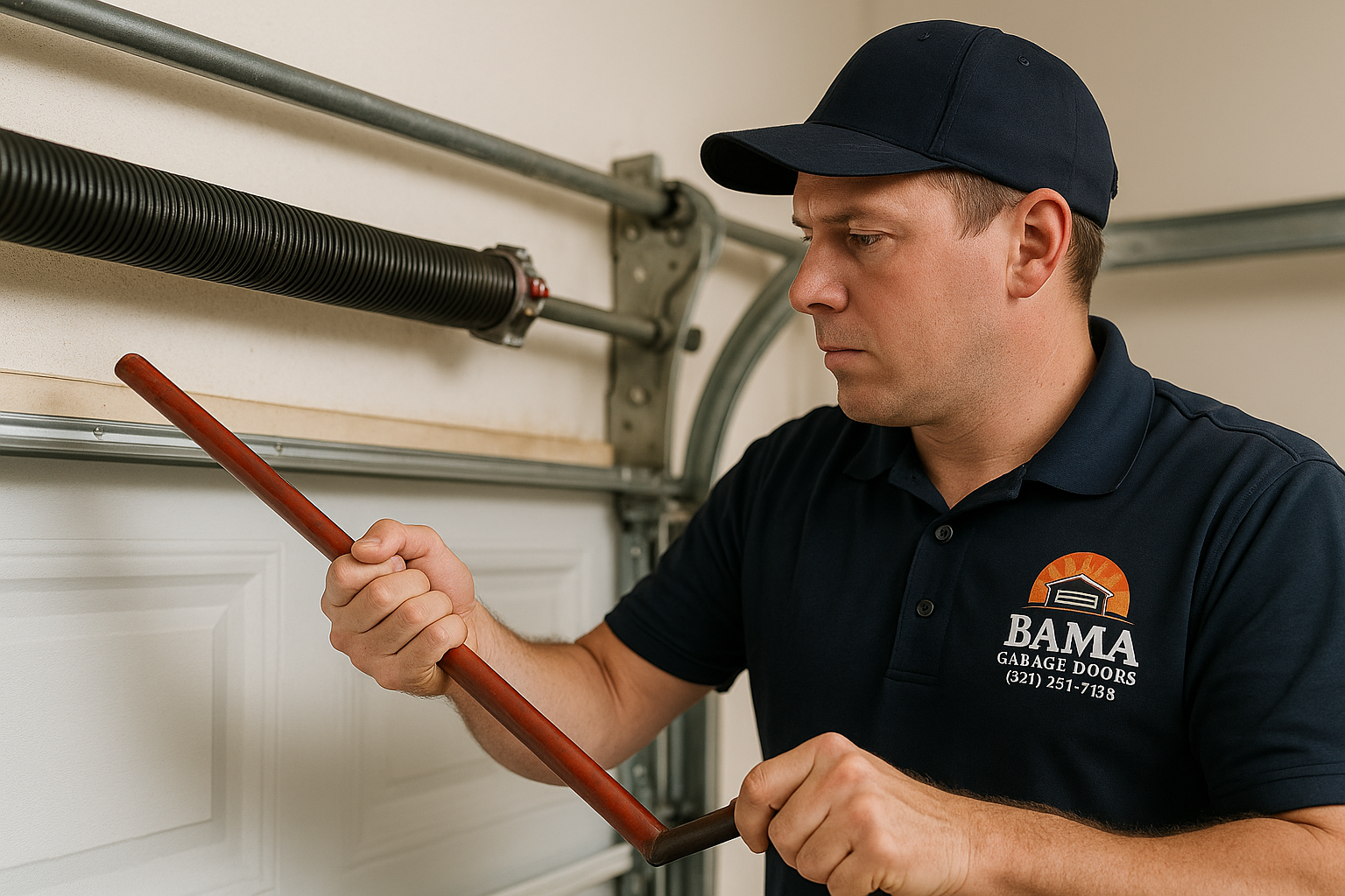 Garage Door Spring Repair in Salisbury