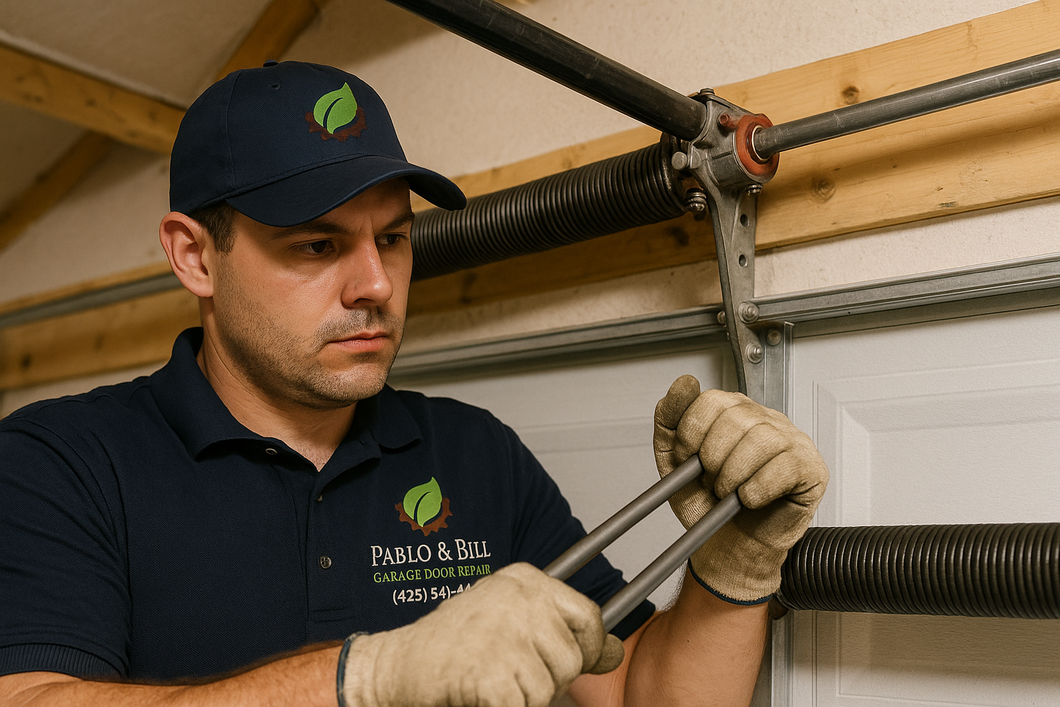 Garage Door Spring Repair in Middleton