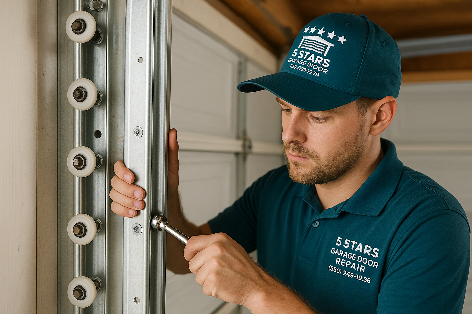 Garage Door Track Repair