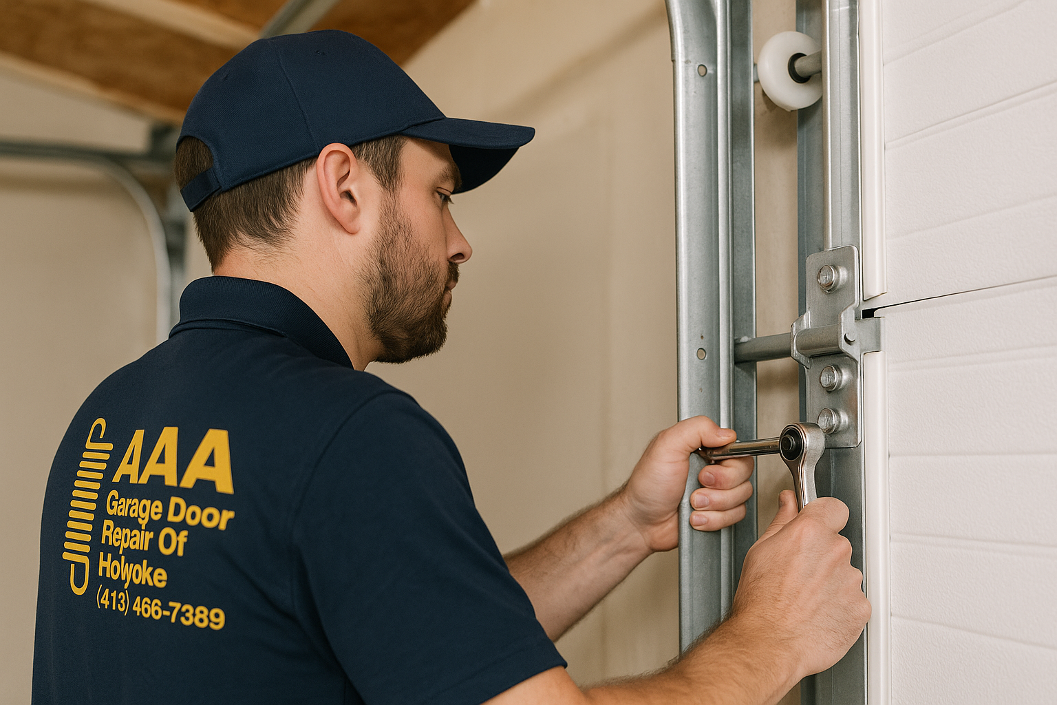 Garage Door Track Repair