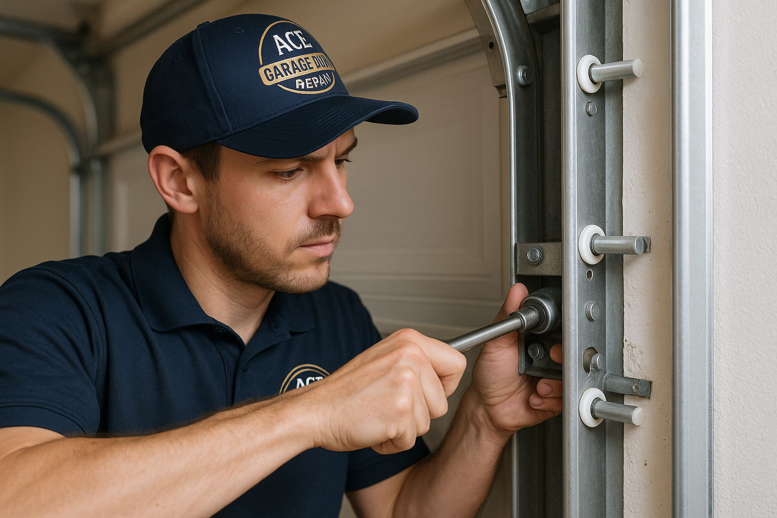 Garage Door Track Repair in Plaistow