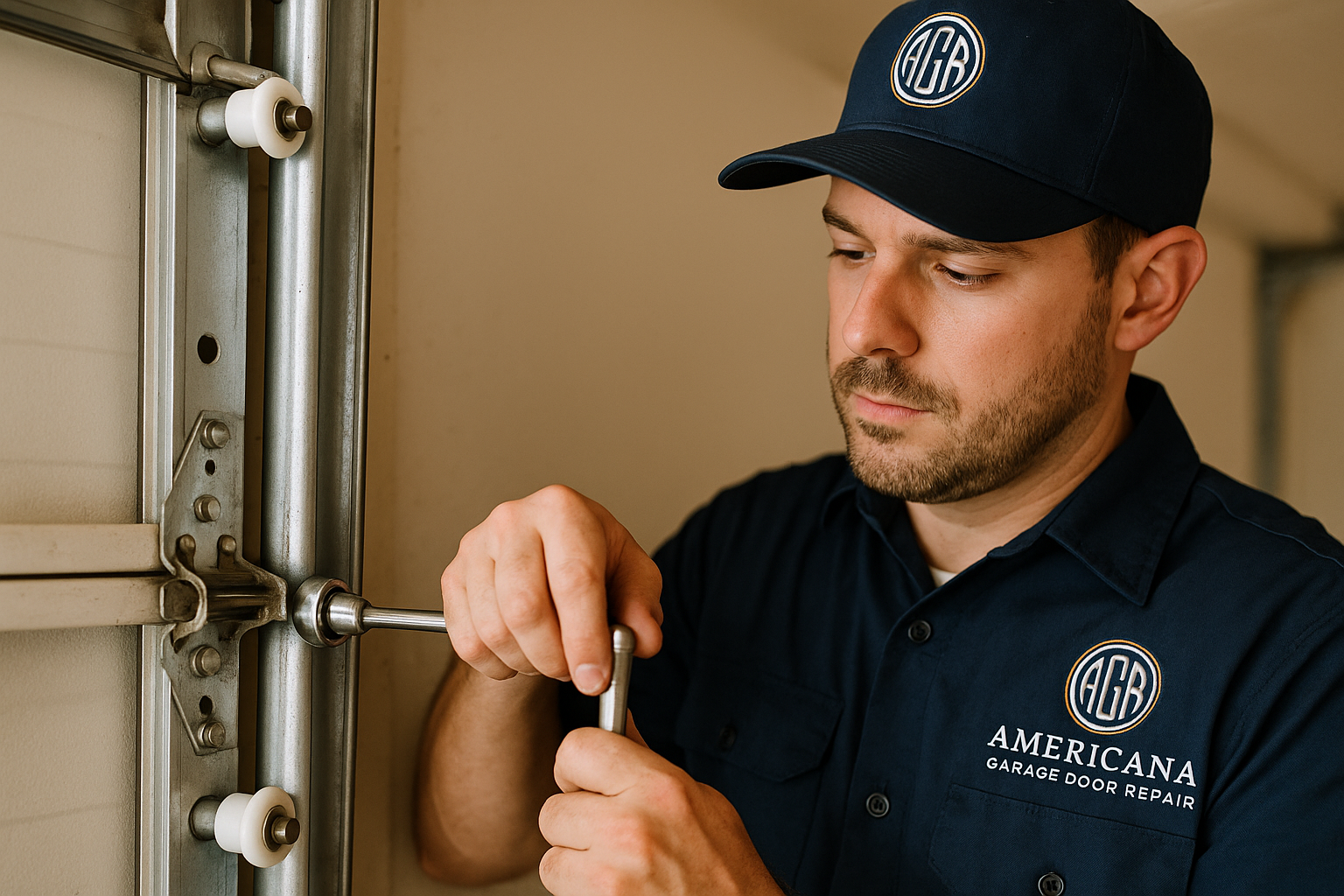 Garage Door Track Repair