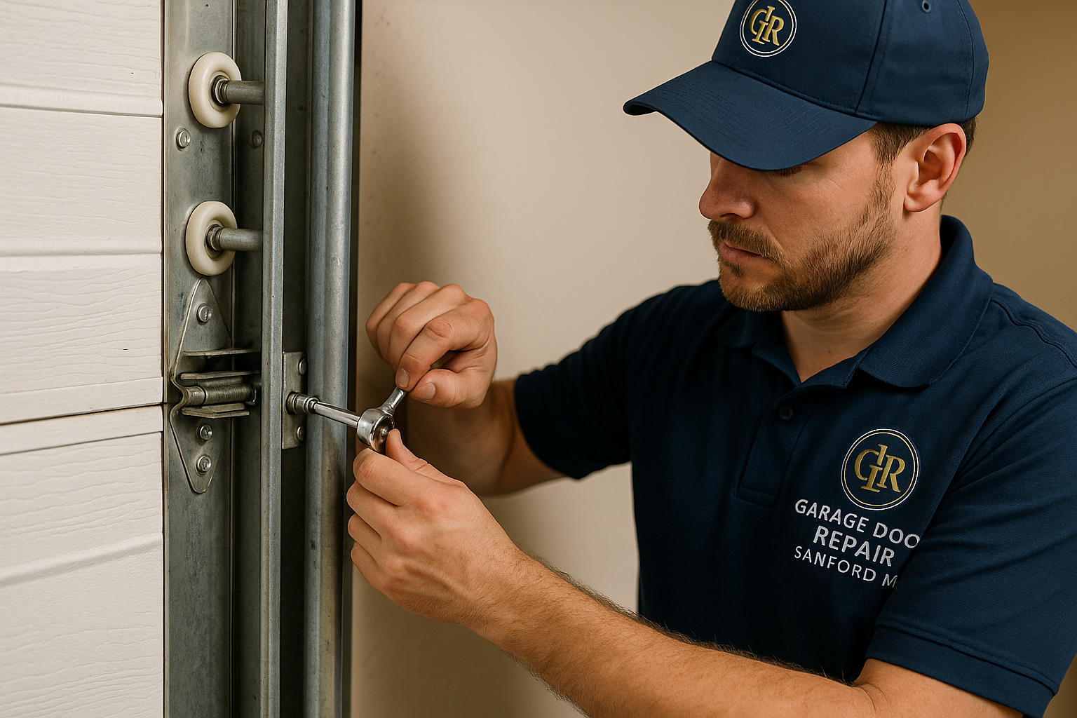 Garage Door Track Repair in North Beverly