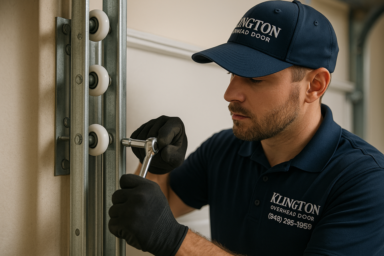 Garage Door Track Repair