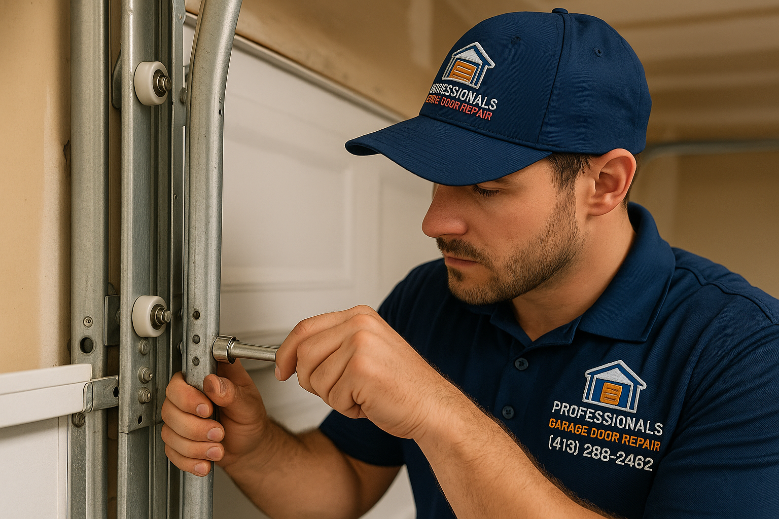 Garage Door Track Repair