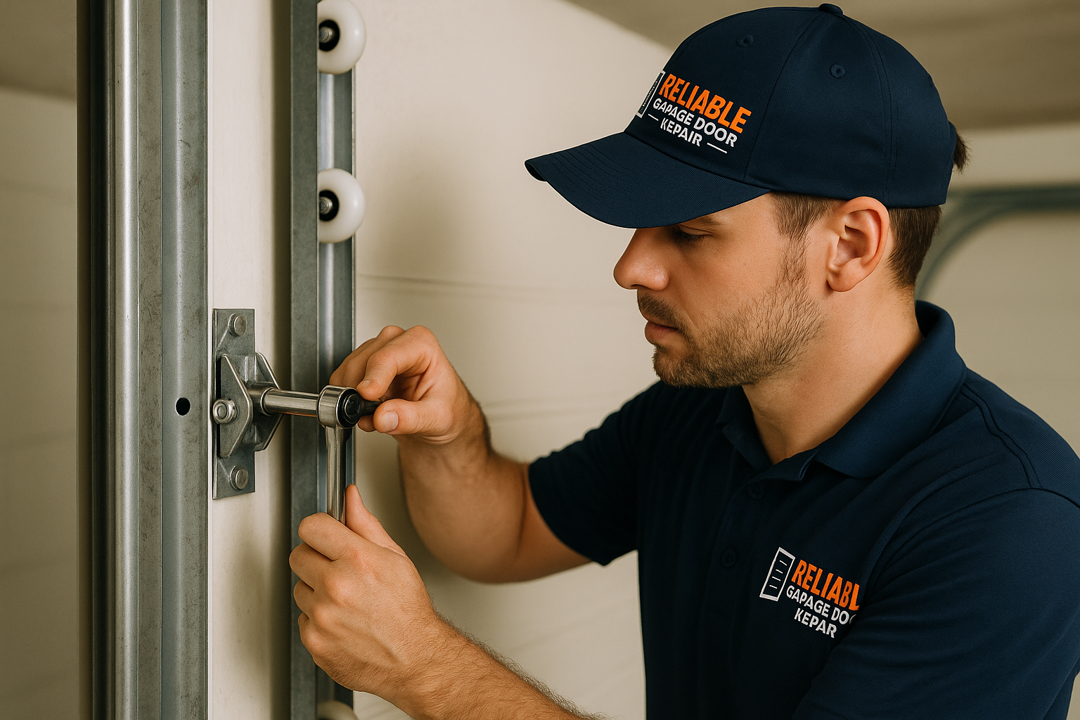 Garage Door Track Repair