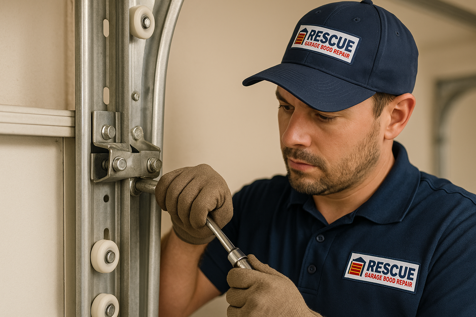 Garage Door Track Repair