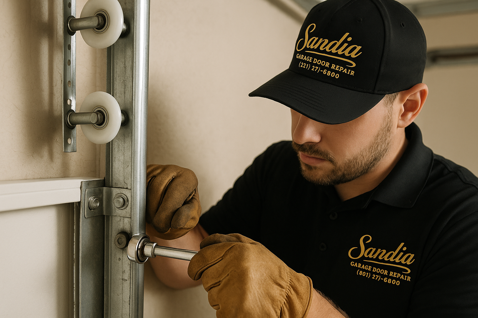 Garage Door Track Repair