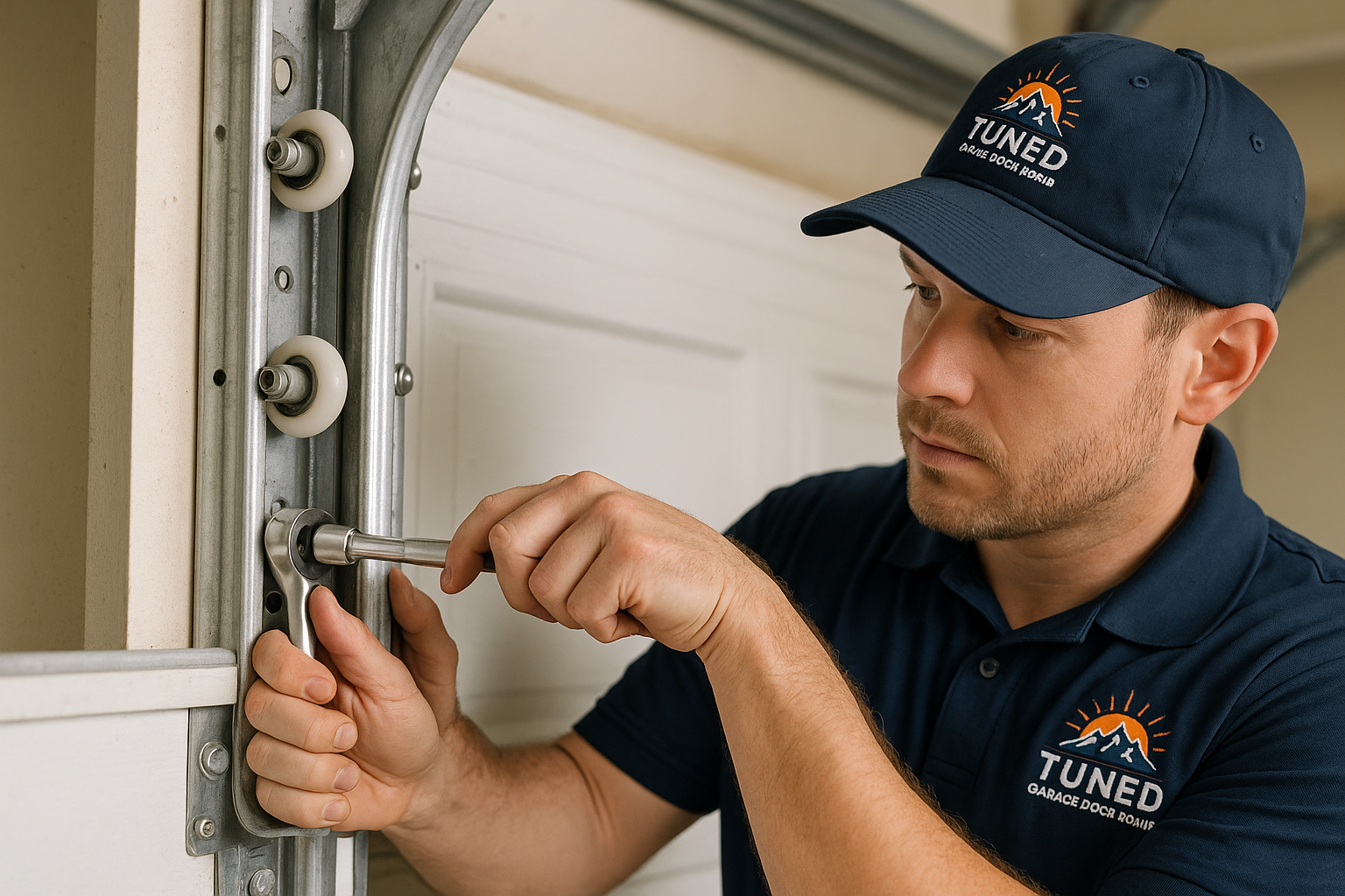 Garage Door Track Repair